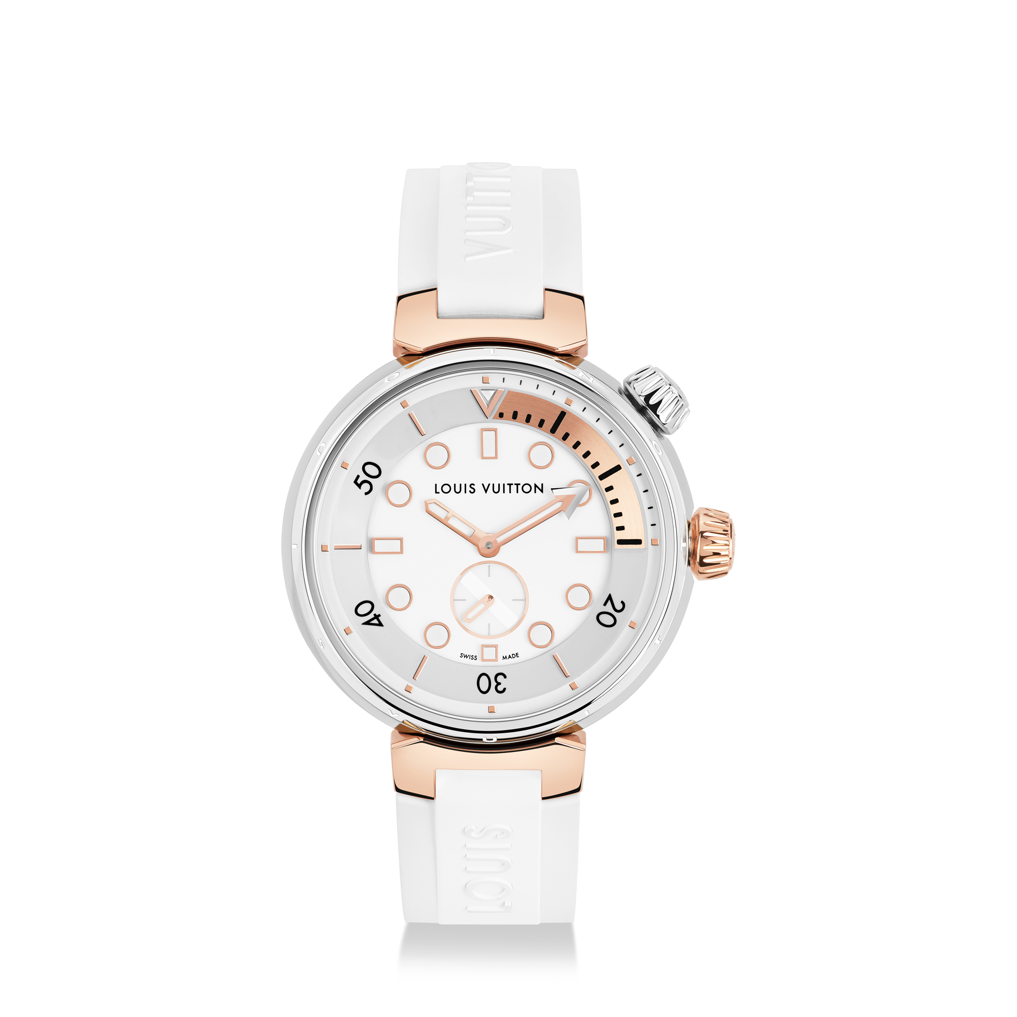 Tambour Street Diver, Quartz, 39.5mm, Steel and Rose Gold - All